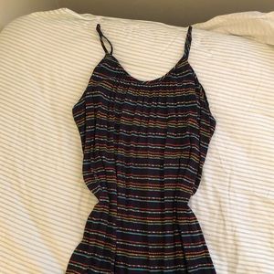 Merona Striped Maxi Dress - Sz L